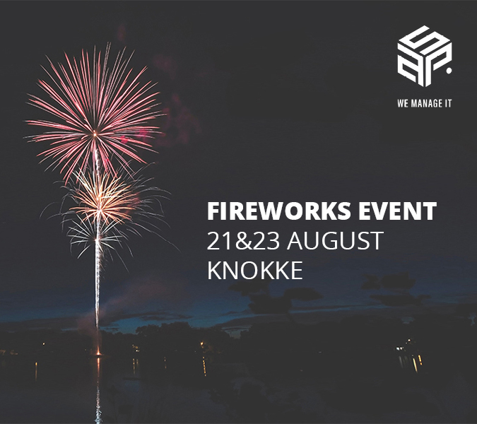 21 & 23 August – Fireworks event