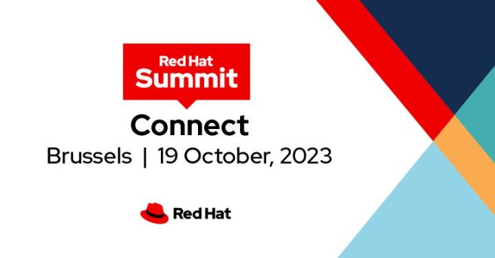 Meet us at the Red Hat Summit Connect Brussels on October 19