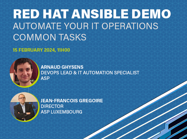Red Hat Ansible Demo Webinar: Automate your IT Operations Common Tasks